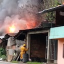 Incendio en Puerto Valdivia, Antioquia.