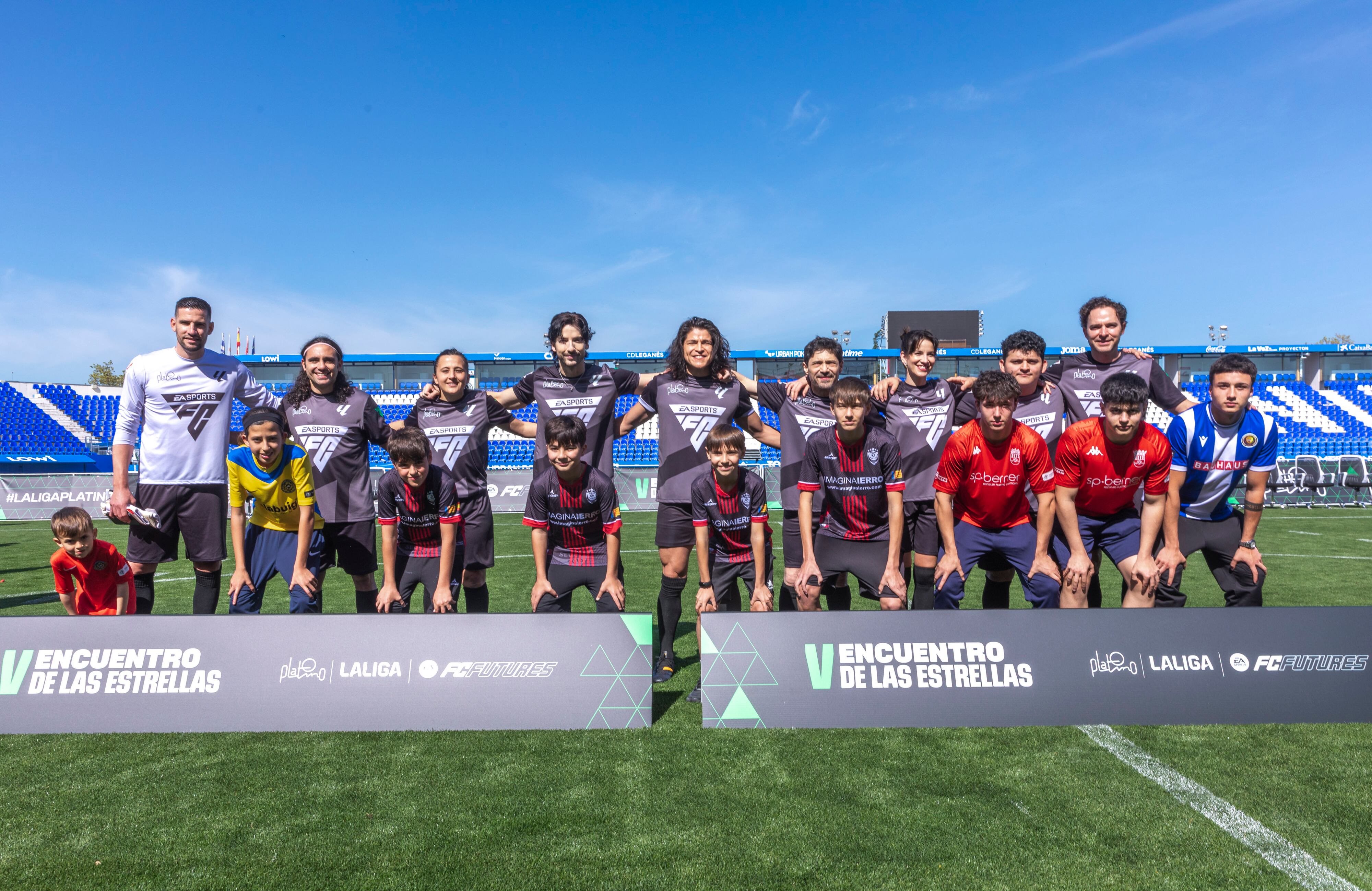 El equipo triunfador, en una mañana en la que nadie perdió.