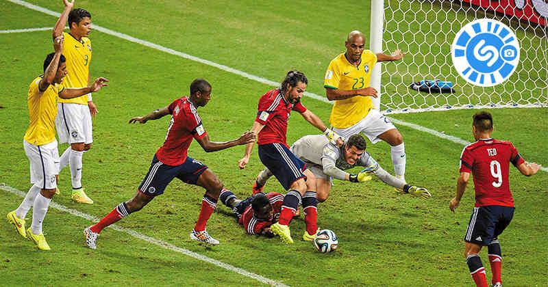 La recordada anotación fue la de los cuartos de final del Mundial Brasil 2018.  Crédito: Odd Andersen / AFP.