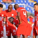 América derrota al Junior y lo deja fuera de la final. El cuadro vallecaucano se impuso por 1 a 0 con gol de Andrés Mosquera. Foto Jorge Orozco / El País.