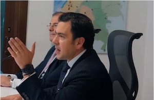 Rodrigo Lara saliente ministro del Interior