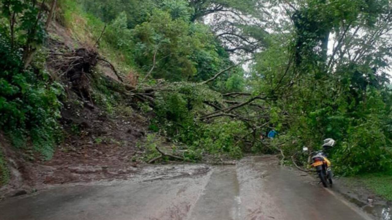 Movimiento en masa entre Santa Fe de Antioquia y Bolombolo.