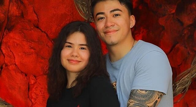 Fotografía de Kevin Mares y su novia abrazados, tomada antes de su viaje a Puerto Rico, donde él fue asesinado en La Perla.