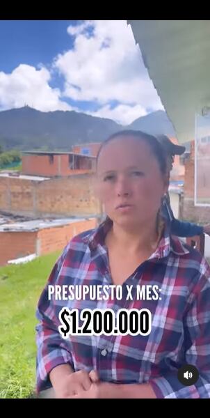 Ella es Andrea, la mujer que Paola quiere ayudar. Foto: Instagram @paolaturbay.