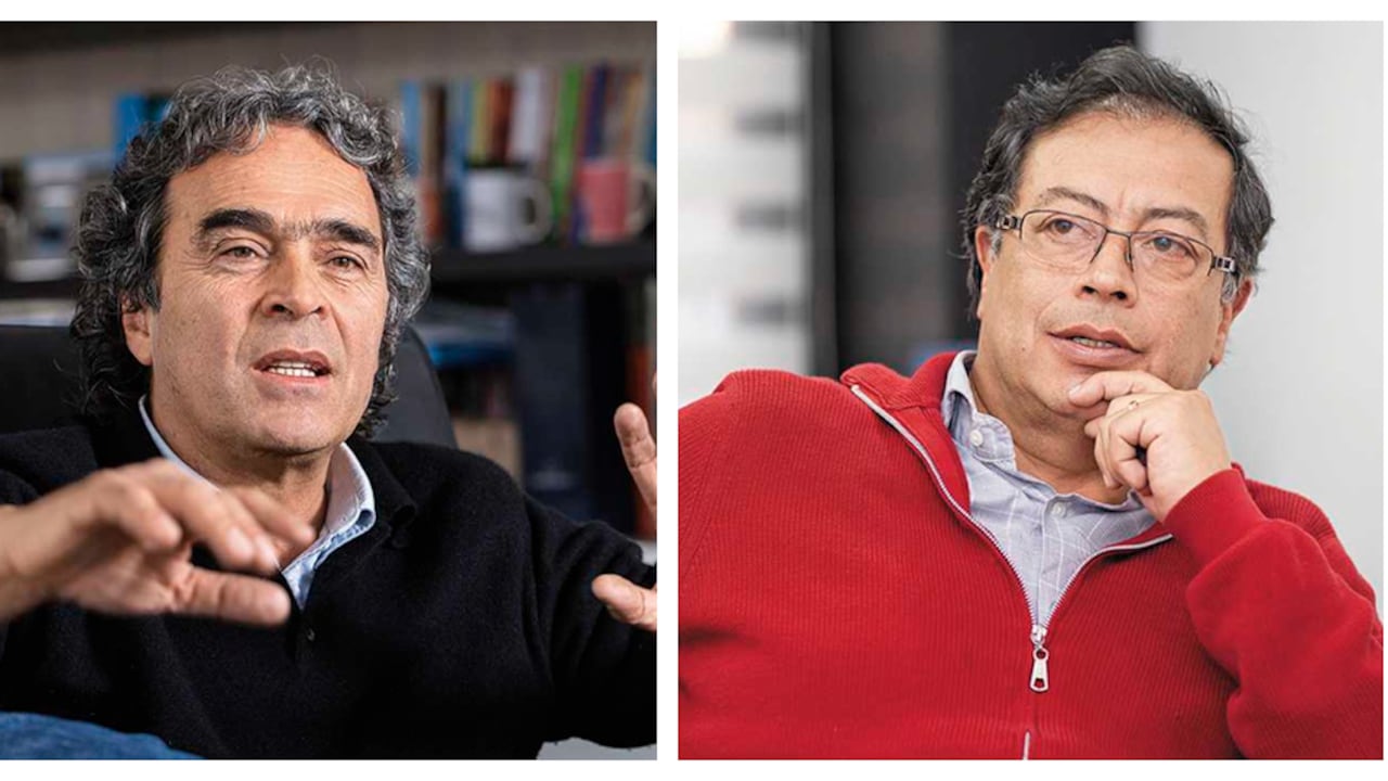 Sergio Fajardo y Gustavo Petro, candidatos a la Presidencia de Colombia.