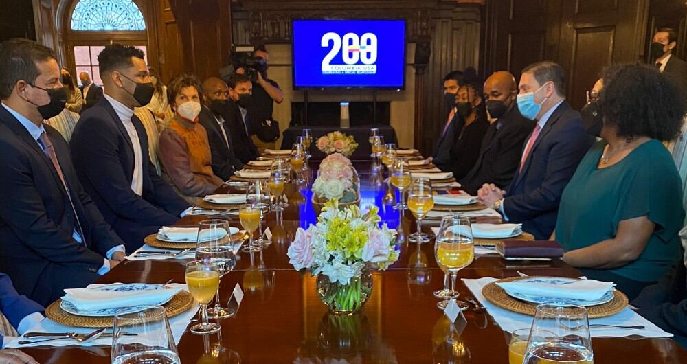 La cena que ofreció Juan Carlos Pinzón a Jaime Echenique