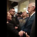 María Micaela Bohórquez le hizo un fuerte reclamo al ministro de Defensa, Iván Velásquez