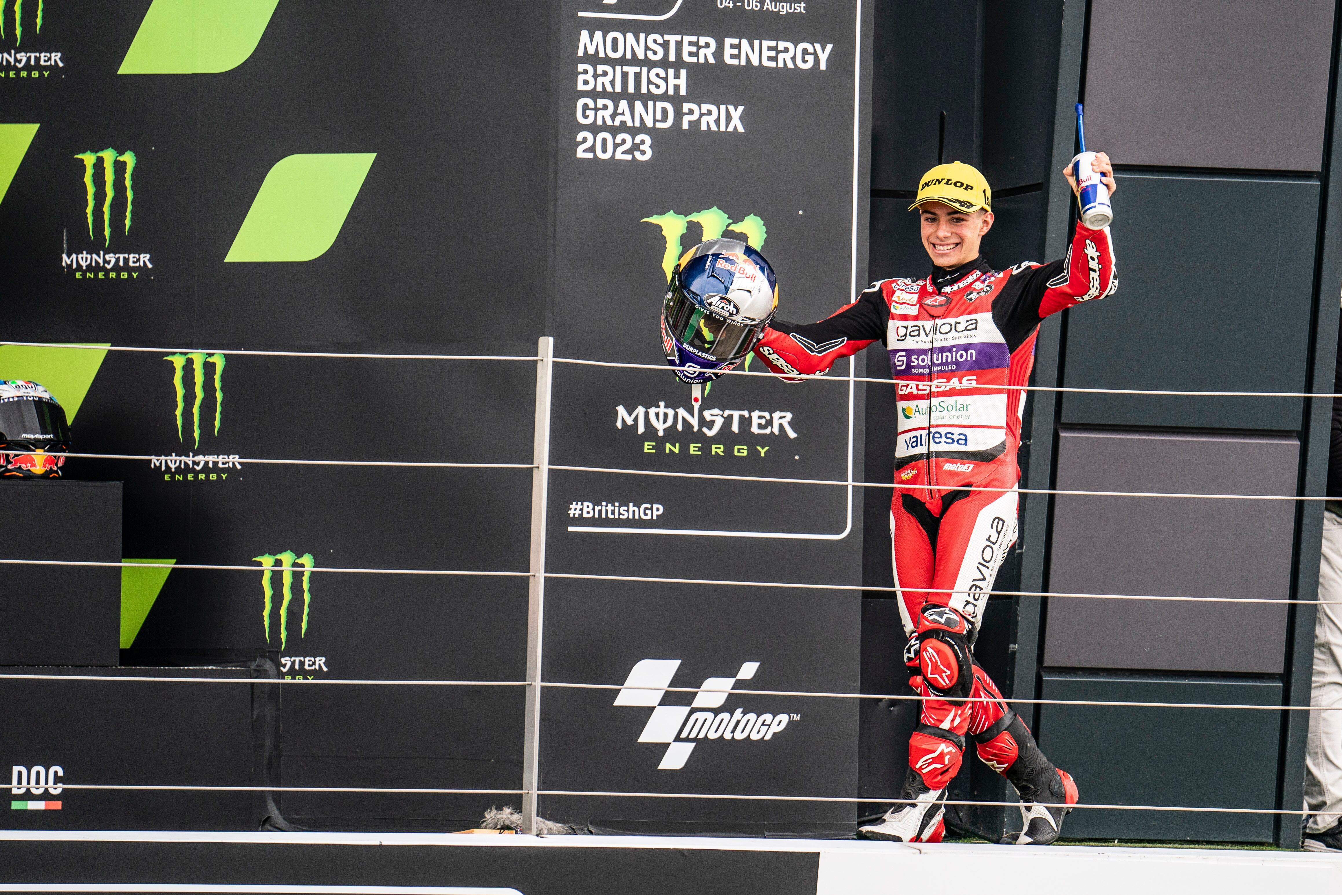 David Alonso, el primer colombiano en ganar una carrera en el mundial de motociclismo