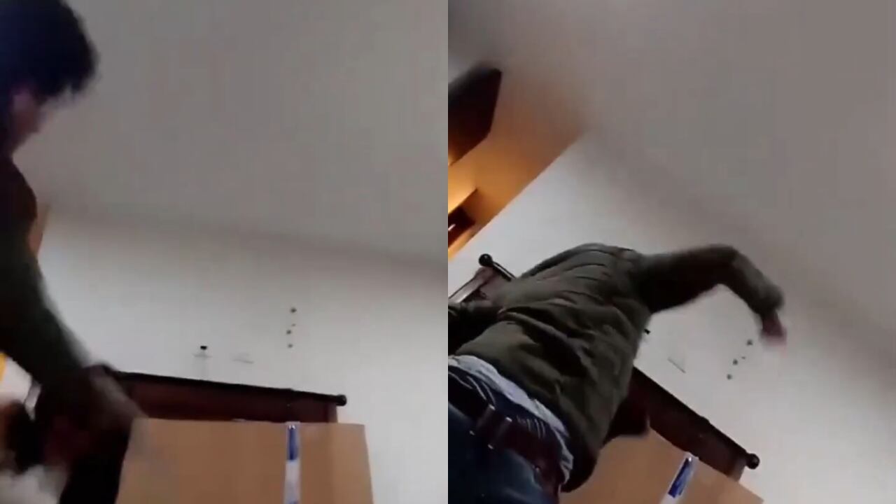 El video se ha hecho viral a través de las redes sociales.