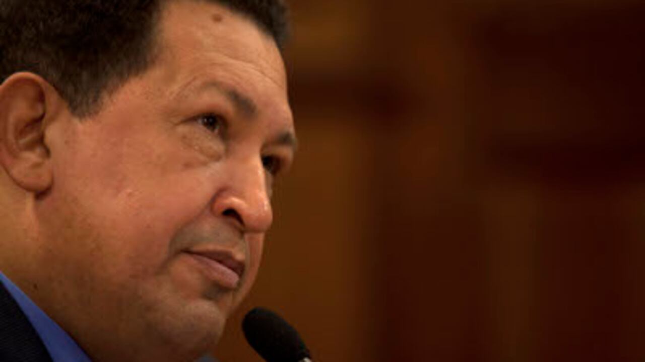 Presidente de Venezuela, Hugo Chávez.