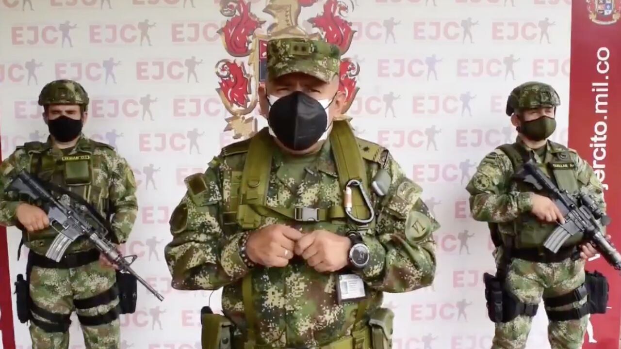 El general Jorge Hernando Herrera fue apartado de su cargo con jefe de la Sexta División del Ejército Nacional