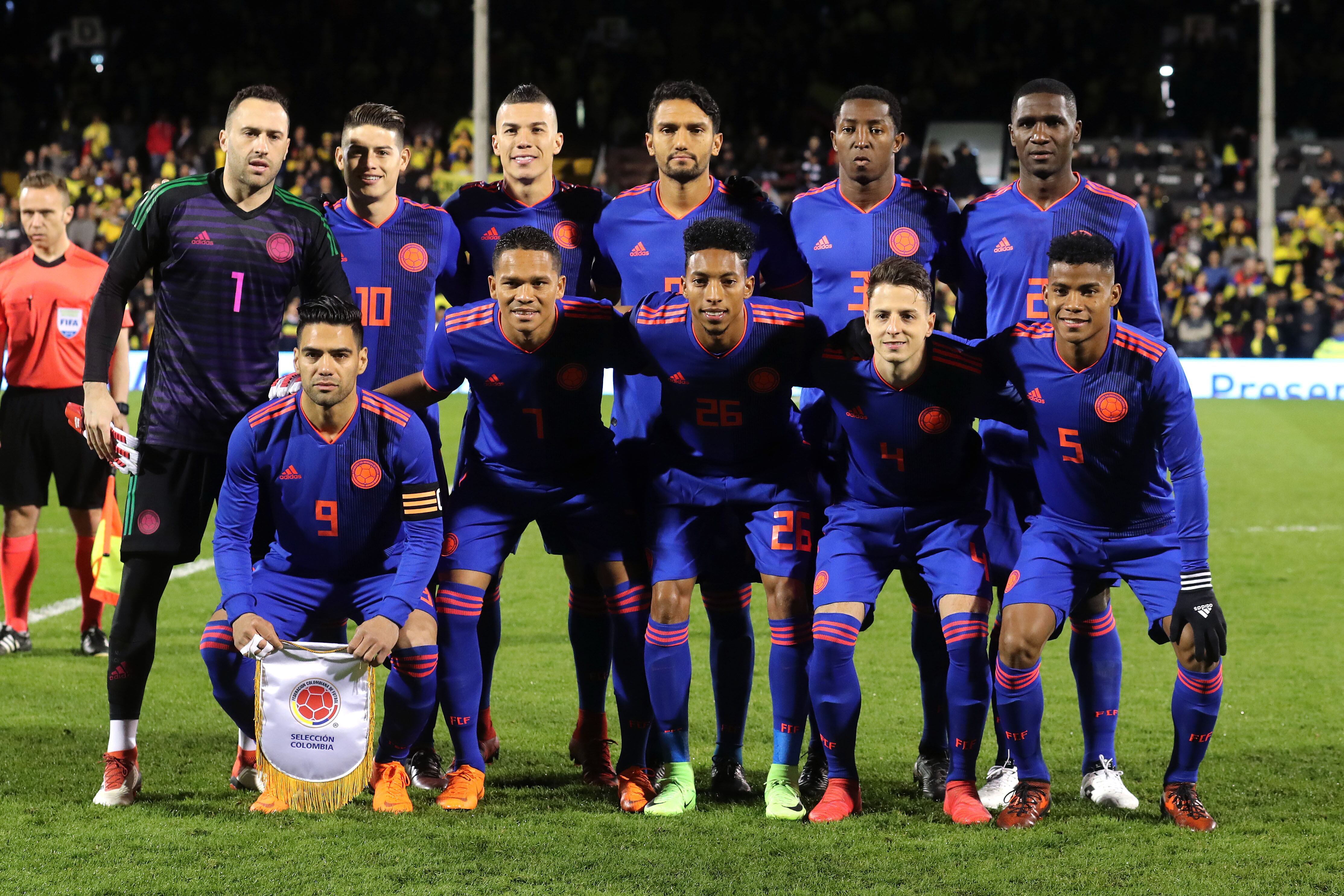 Titular de la Selección Colombia en el último amistoso ante Australia (2018).