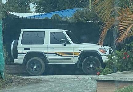Camioneta de lujo en la que se movía alias Larry Changa, cofundador del Tren de Aragua, capturado en Colombia.