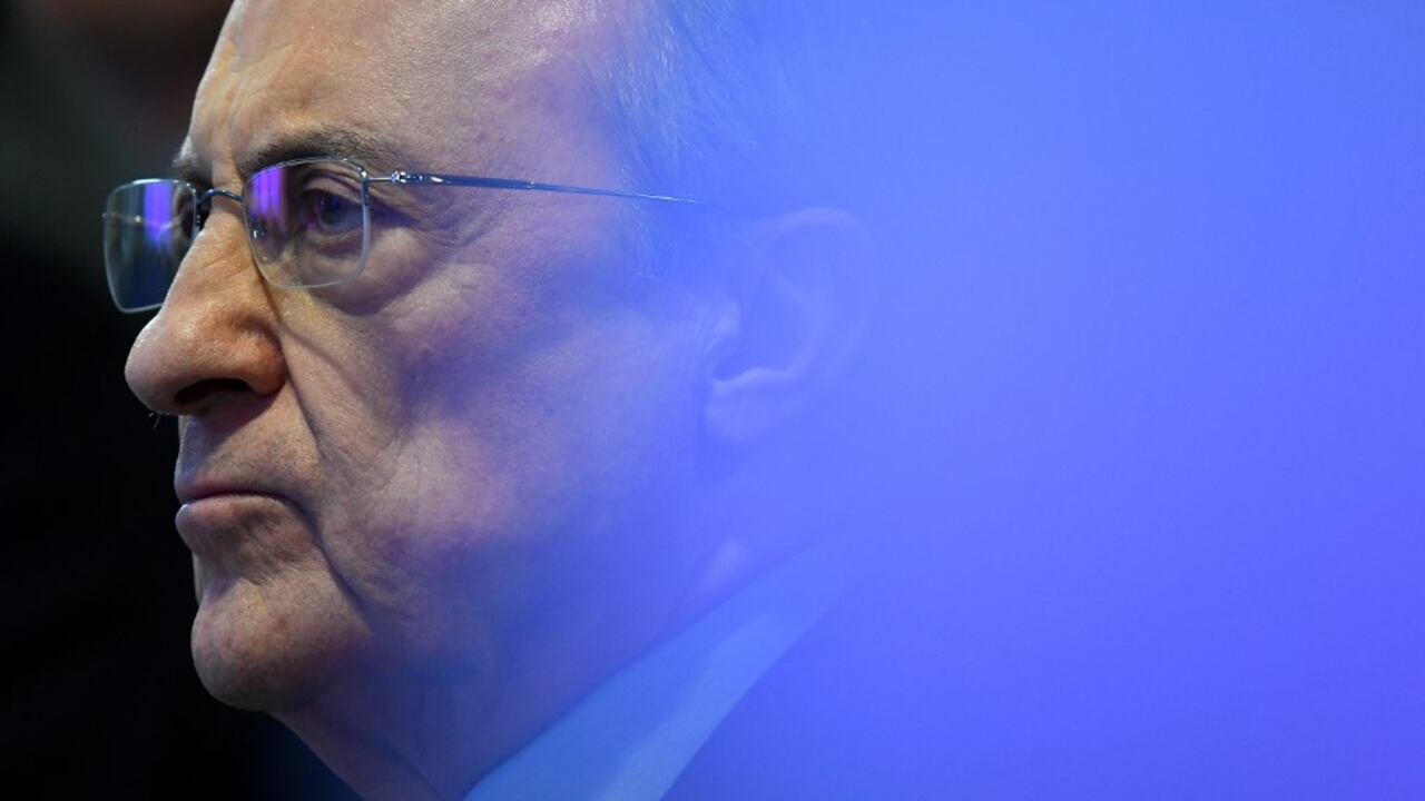 Florentino Pérez, presidente del Real Madrid (Foto de GABRIEL BOUYS / AFP)