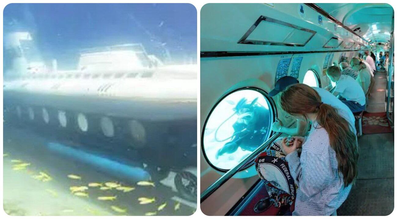 El submarino pertenecería a la empresa Sinbad Submarines