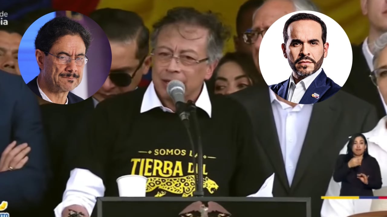 Gustavo Petro, Iván Cepeda y Abelardo De La Espriella.