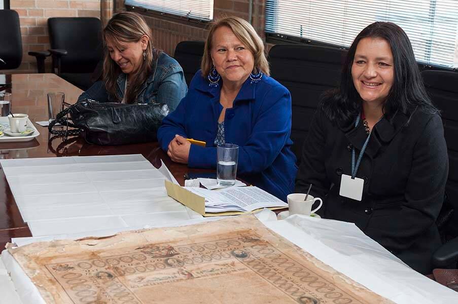 Entrega del Acta de Revolucion