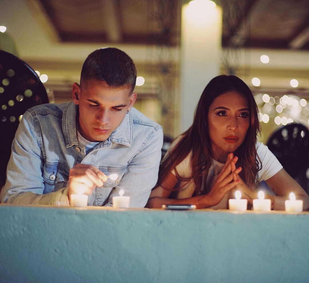 Luisa Fernanda W y Legarda, en una fotografía publicada por el reguetonero.