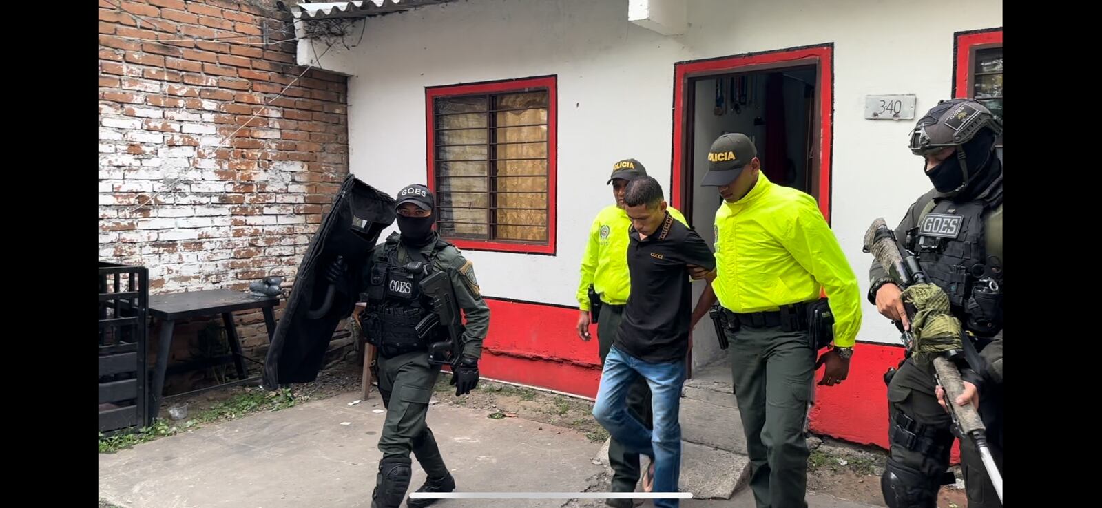 Alias Cusco fue capturado en La Unión, Valle del Cauca.