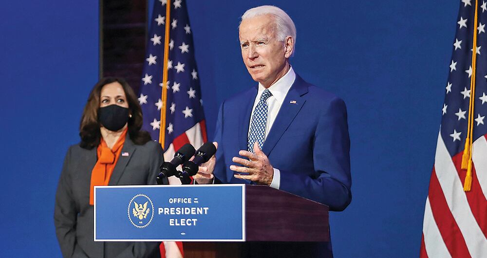 Joe Biden ha prometido que volverá a unir a Estados Unidos en el Acuerdo de Paris y que diseñará un plan para que a 2050 su país llegue a cero emisiones de carbono. 