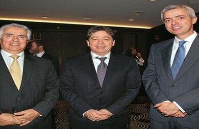 Mario Galofre, Luis Felipe Barrios y Víctor Alberto Gómez.