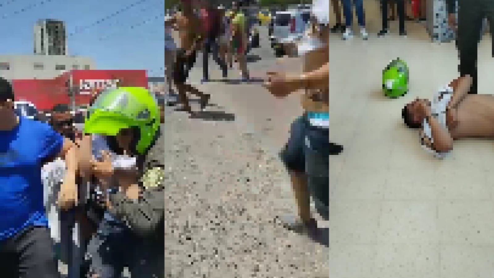 El supuesto secuestrador casi fue linchado por la comunidad.