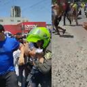 El supuesto secuestrador casi fue linchado por la comunidad.