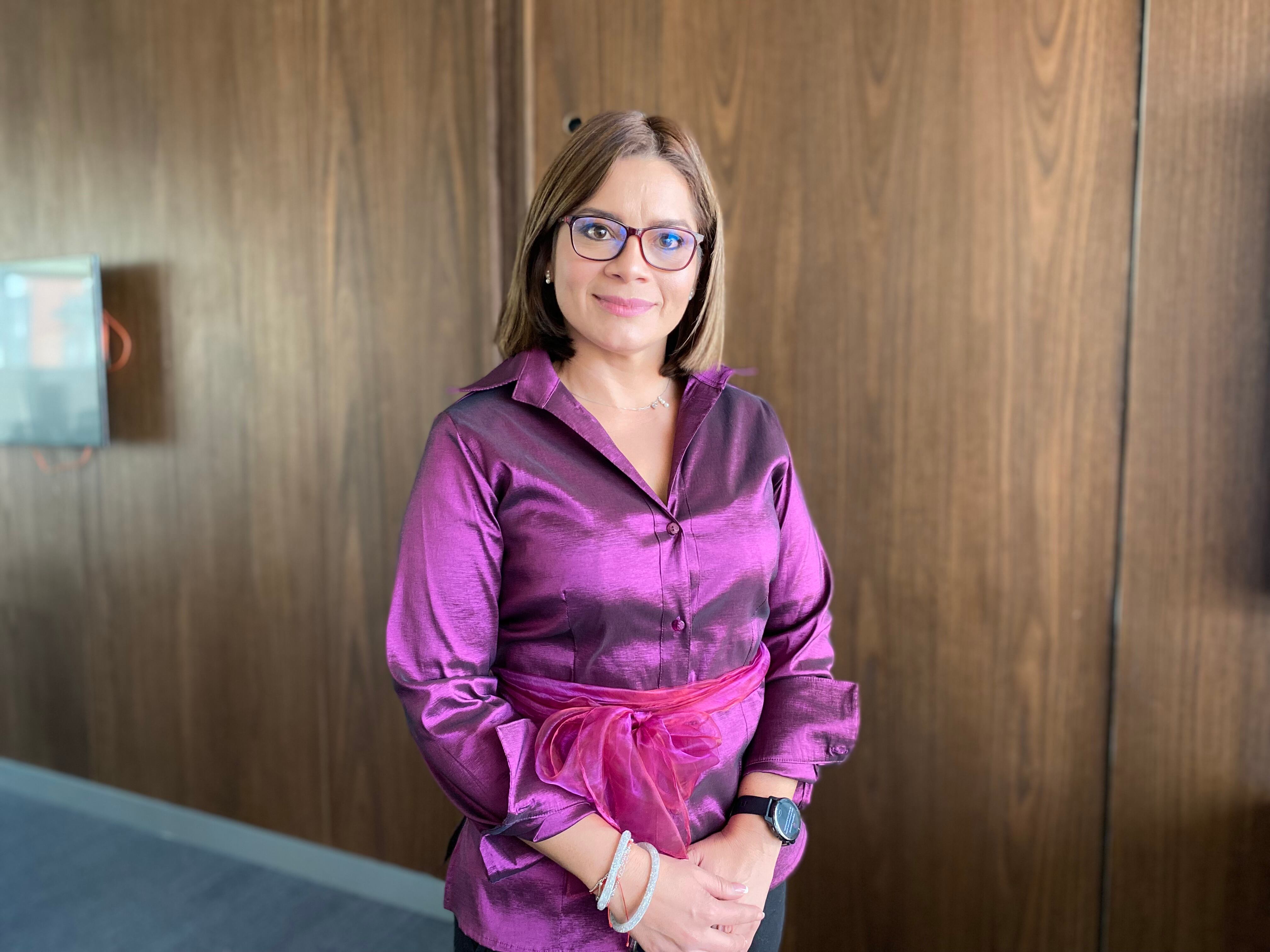 Vocera de Alimentación con Propósito y presidenta de la Asociación Colombiana de Nutrición Clínica, ACNC, Angélica María Pérez.