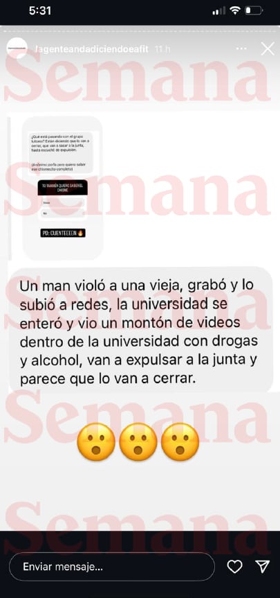 Chats estudiantes universidad