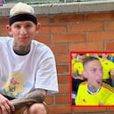 Así 'reaccionó' La Liendra a los cánticos “Fuera Petro” en el estadio Metropolitano.