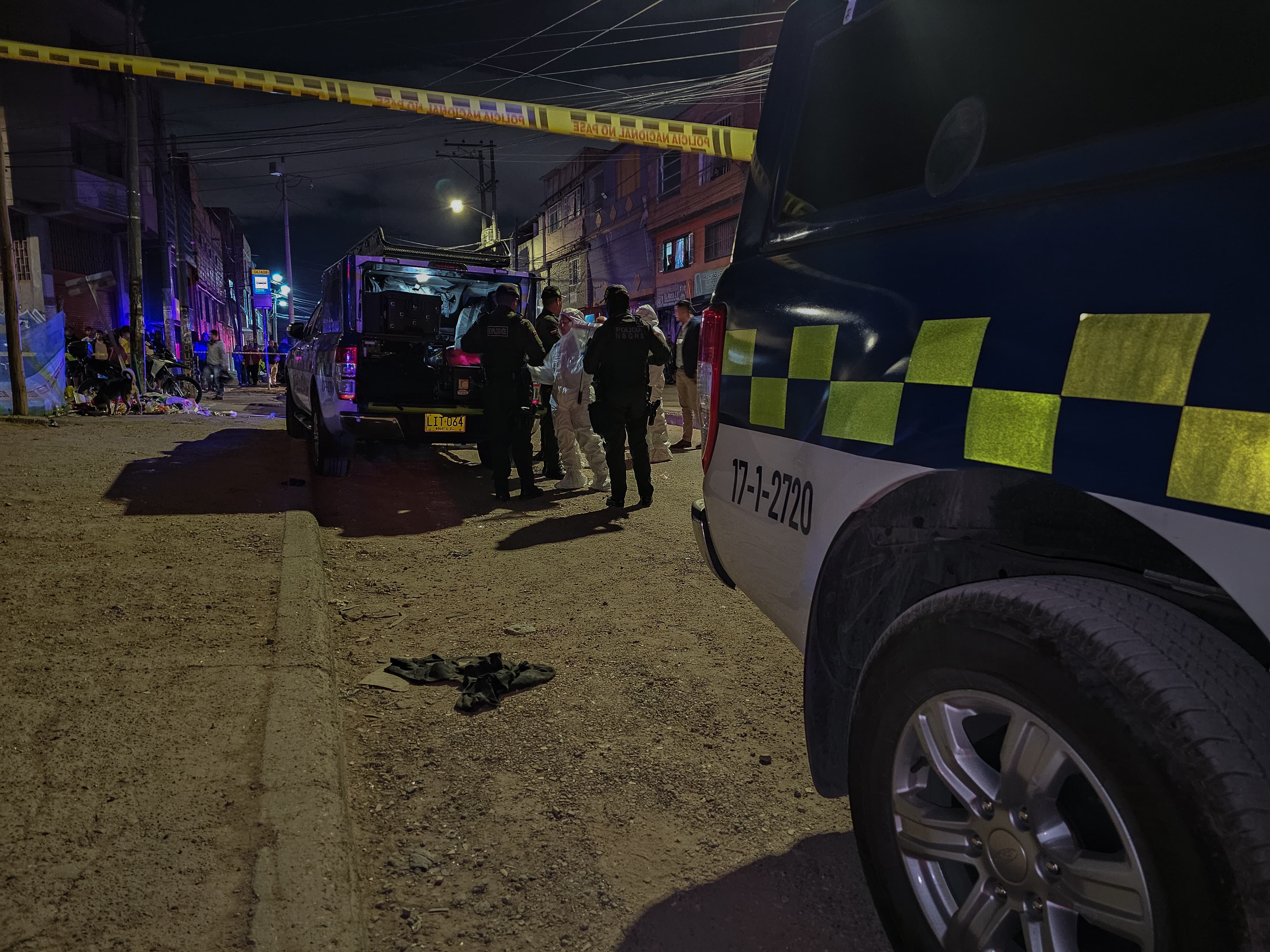 Explosión de una granada en María Paz, en Kennedy, dejó varios heridos.