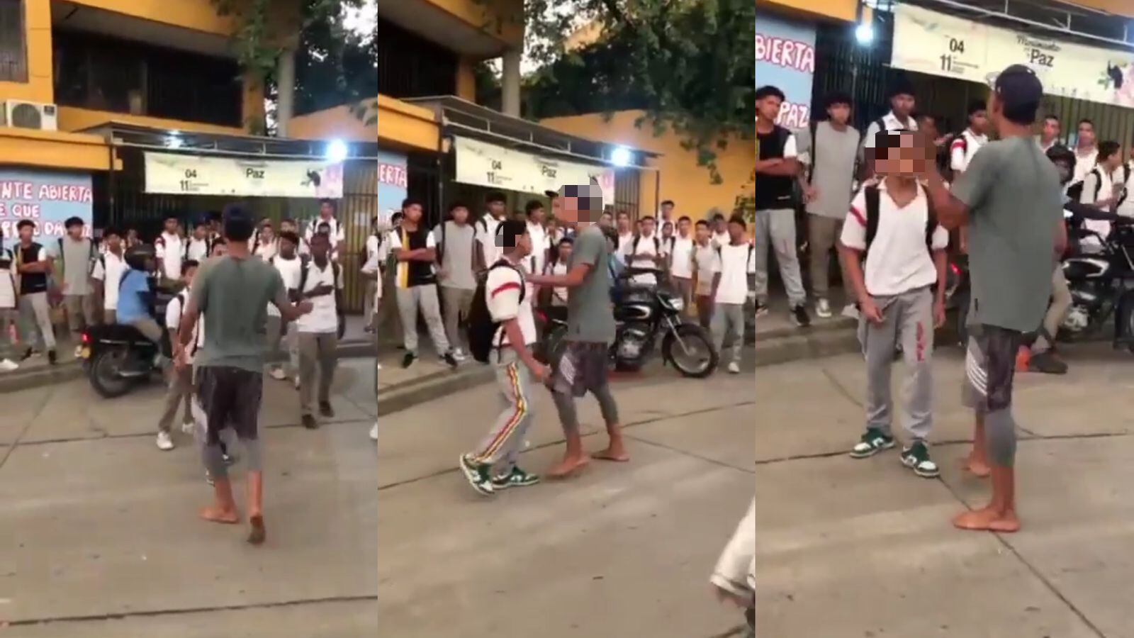 Riña a las afueras de un colegio en Cartagena