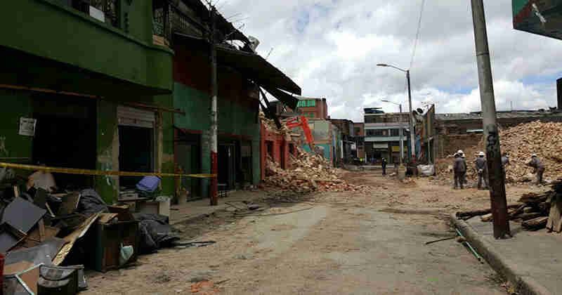  El denominado sector del Bronx, cuya demolición se inició en agosto, estaba ubicado a pocas cuadras de la Presidencia de la República.