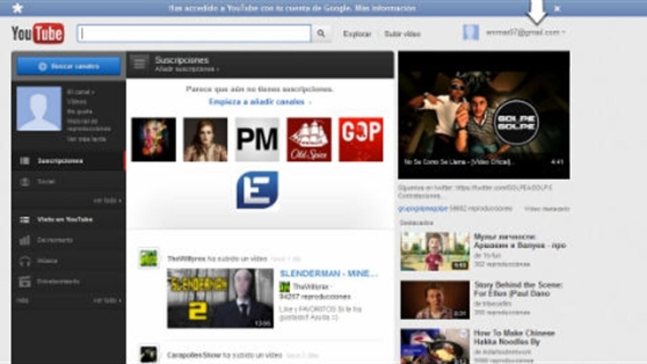 Los canales son gratuitos y deben estar vinculados con una cuenta de Google.