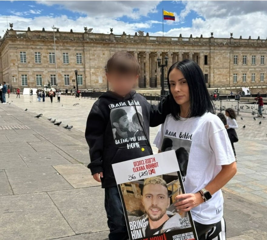 Rebecca Bohbot ha pedido insistentemente por la liberación de su esposo, Elkana, quien está secuestrado por Hamás desde el 7 de octubre de 2023. Foto suministrada.