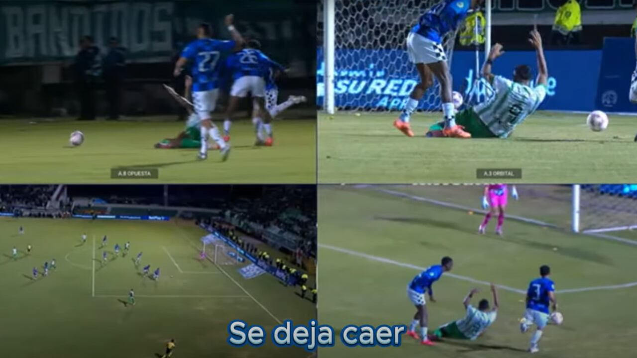 Audios VAR del penal otorgado a Alfredo Morelos para el empate de Nacional.