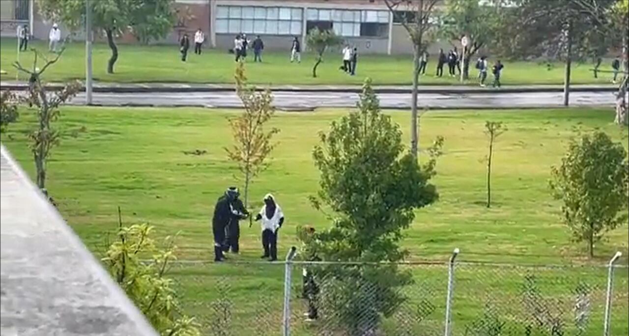Protestas en la Universidad Nacional.