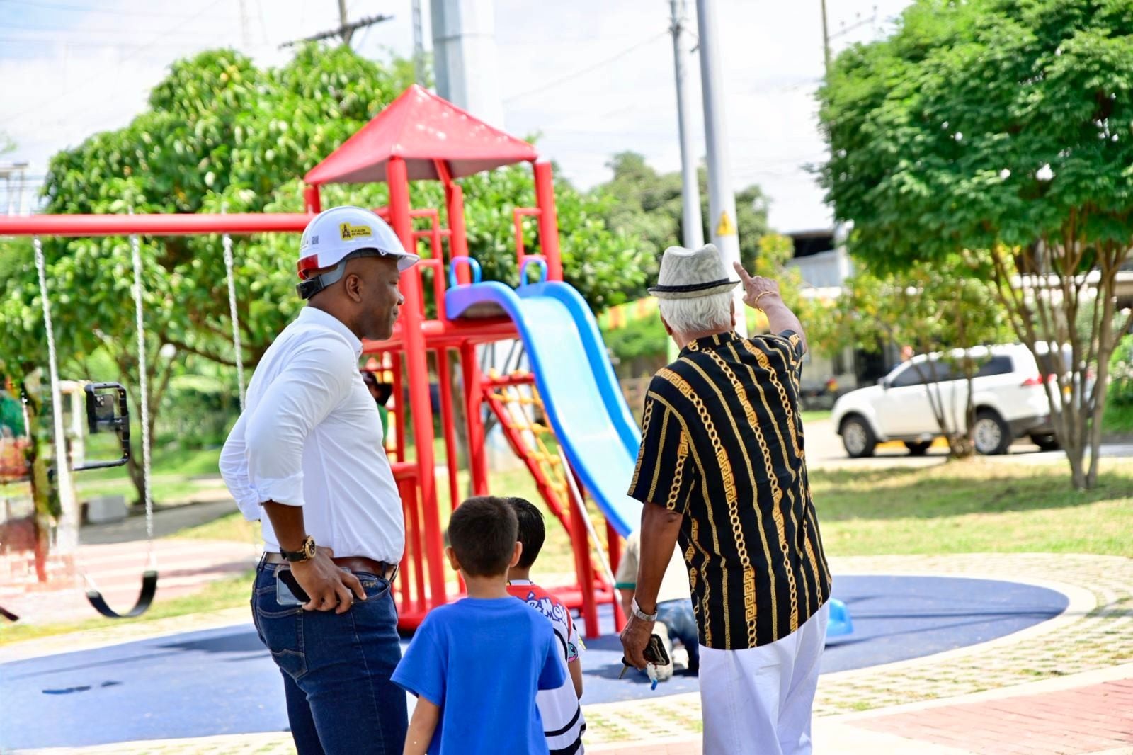 Entrega de obra en el barrio La Palmirana