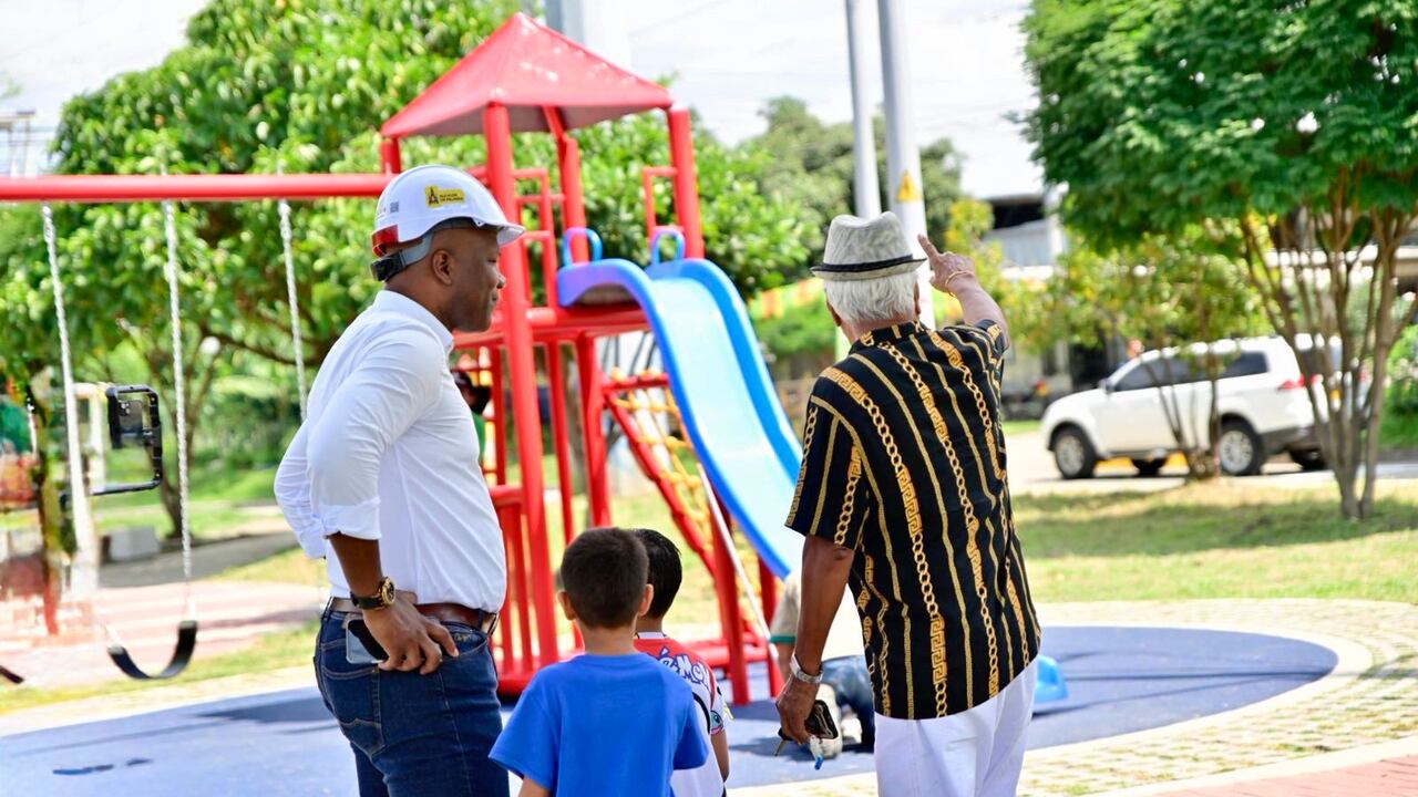 Entrega de obra en el barrio La Palmirana