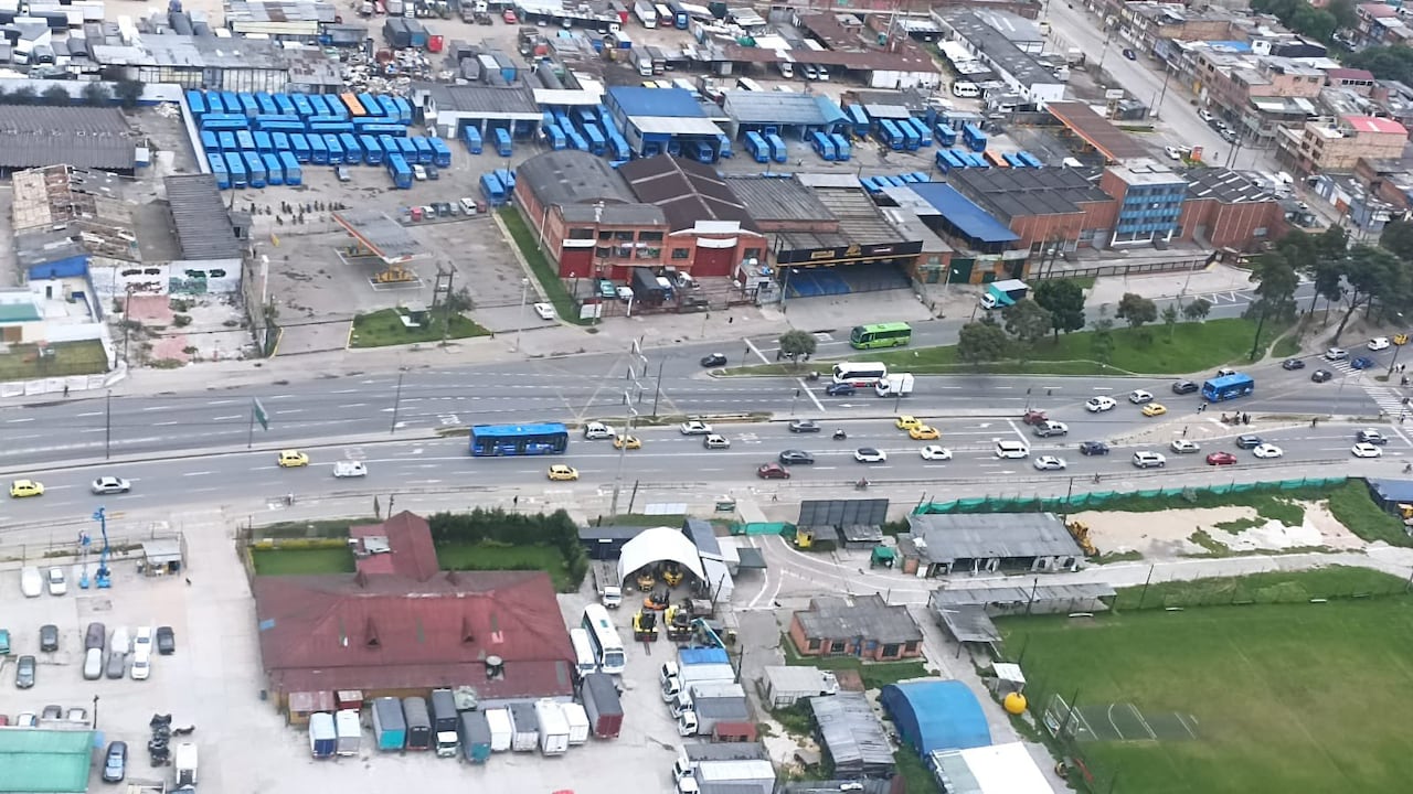 Esta es una de las imágenes que dejó el plan retorno en Bogotá