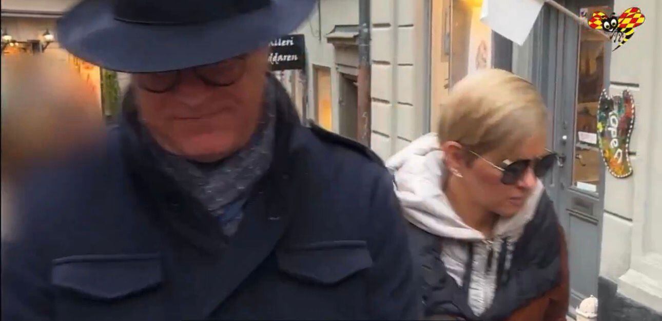 Verónica Alcocer junto a Manuel Grau