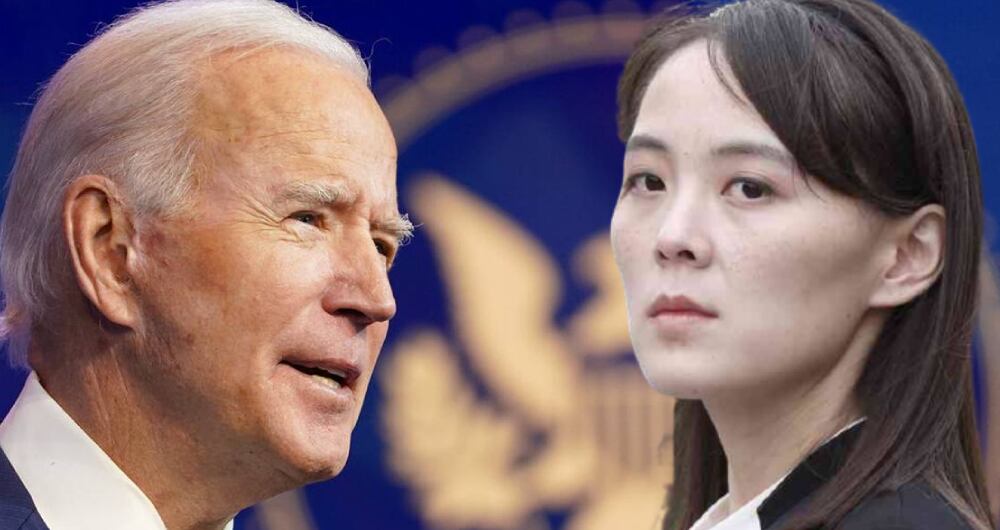 Biden y Kim Yo Jong