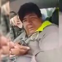 El hombre dijo que venía de la guerra en Ucrania