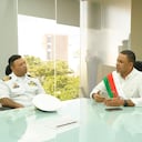 Yahir Acuña durante su posesión como alcalde de Sincelejo (Sucre).