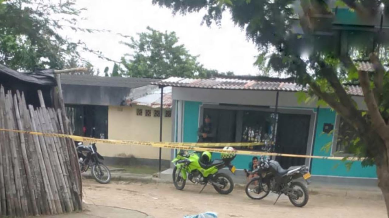 Calle del barrio San Carlos, en Campoalegre, Huila, donde murió Jalen Victoria, una niña de 15 meses de nacida.