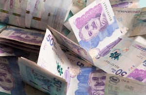Pesos Colombianos billetes