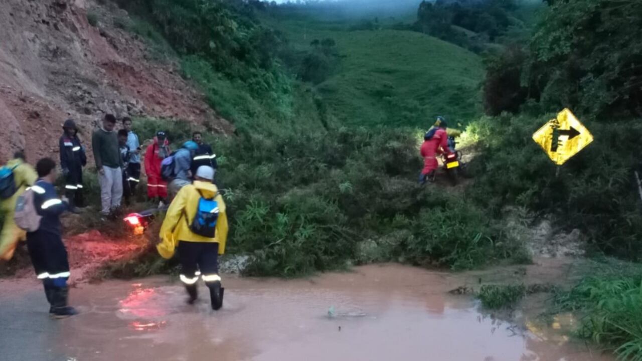Deslizamiento de tierra le cobró la vida a un hombre en Remedios, Antioquia.