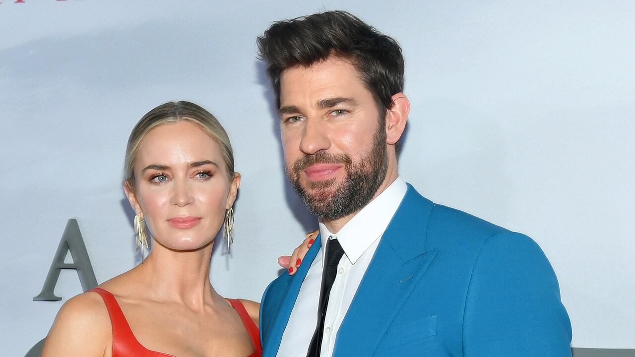 Emily Blunt y John Krasinski durante la premiere de A quiet place 2 en Nueva York.