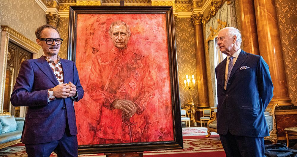 Retrato oficial del rey Carlos III ha dado mucho de qué hablar