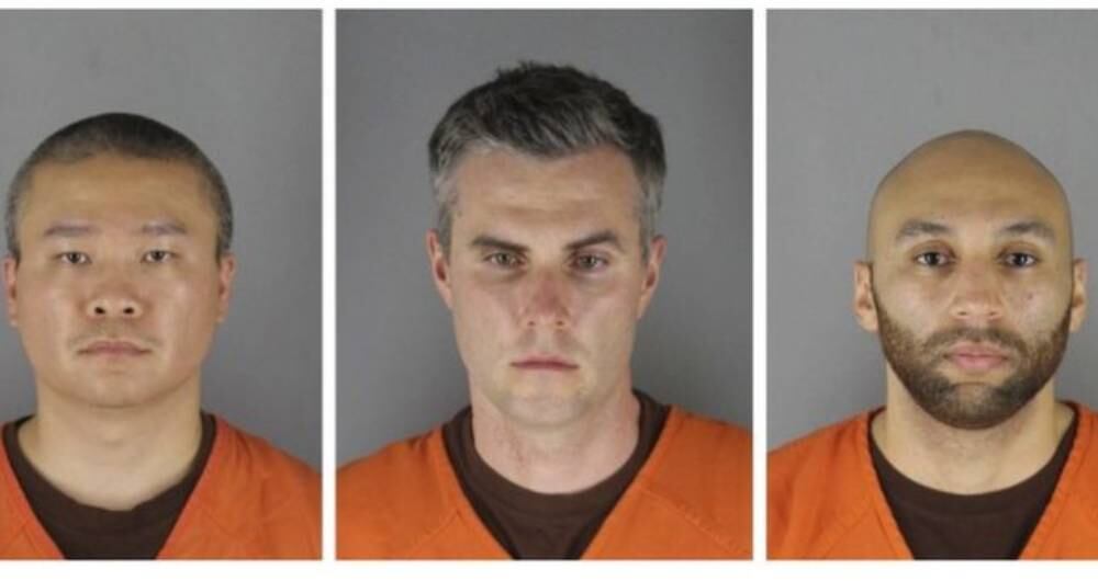 Tou Thou, Thomas Kiernan Lane y J Alexander Kueng, los otros policías implicados en el asesinato de Floyd.